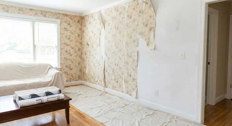 Professional Removal installation by Geraldino Wallpaper Studio